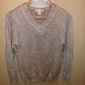 Christopher & banks Sweater Small Multi-color